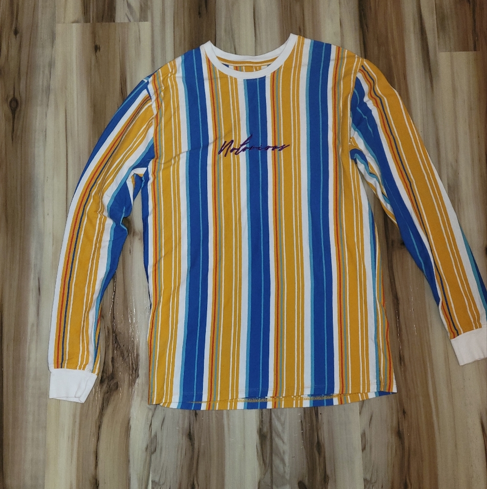 Vox Populi For The People Striped Long Sleeve Tshirt